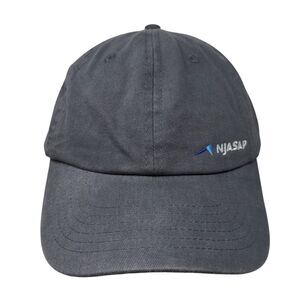 NJASAP Slideback Hat Gray One Size Embroidered Adjustable Apollo